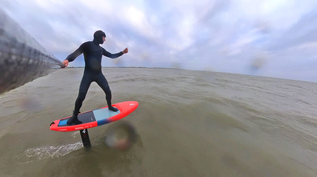 Downwind-SUP-Foil-vliegen